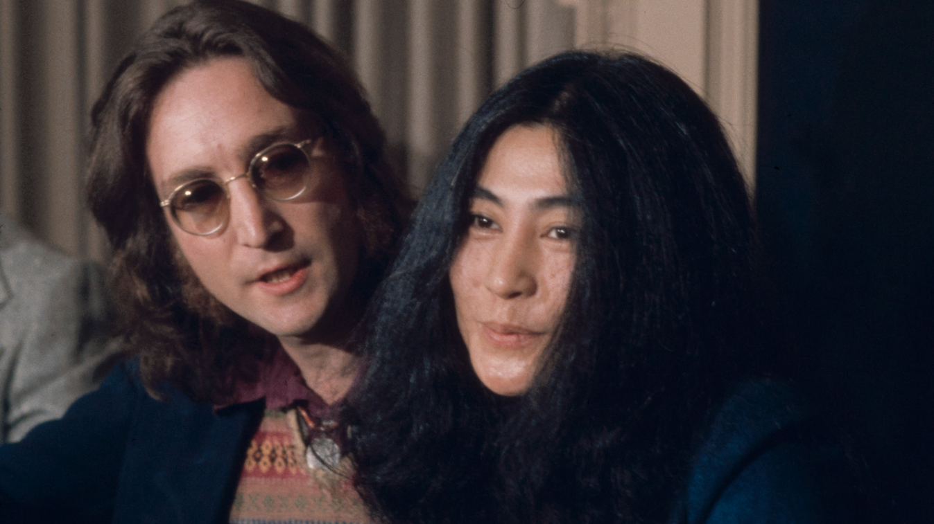 John Lennon And Yoko Ono In 1973