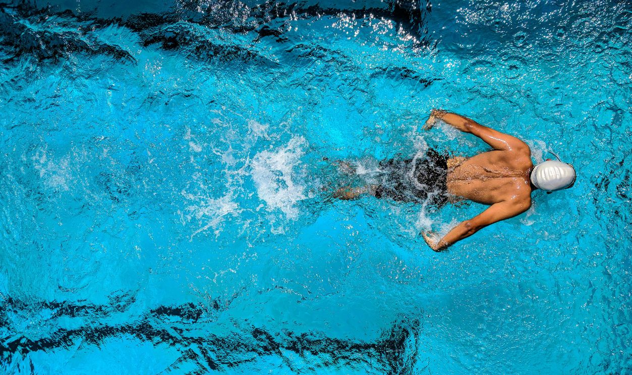 Person In A Swimming Pool