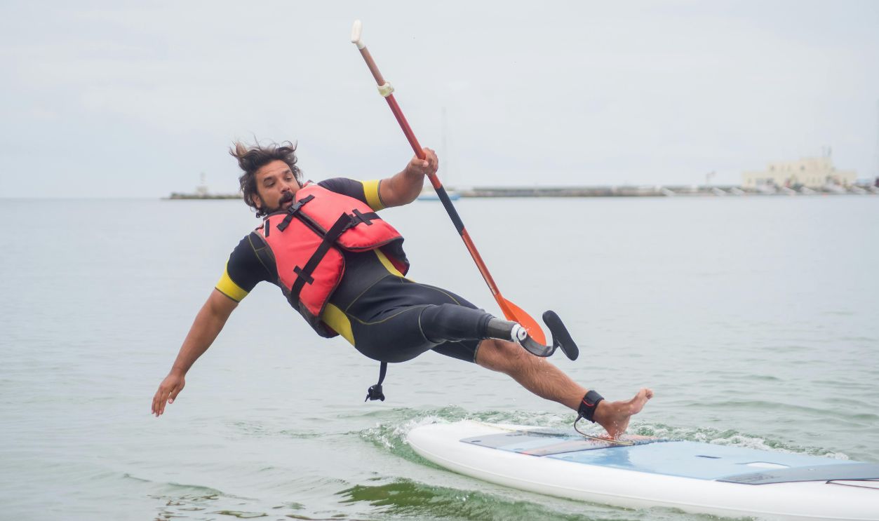 A Paddleboard Slip