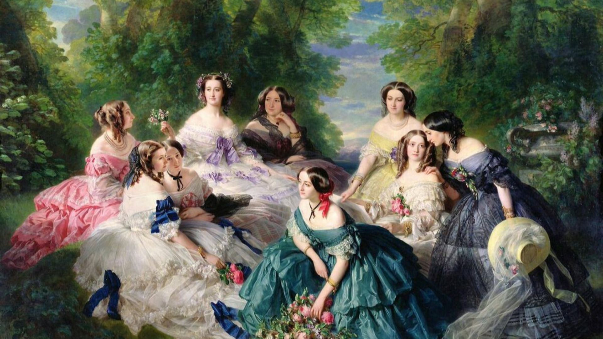 File:Empress Eugenie Ladies in Waiting Winterhalter.jpg
