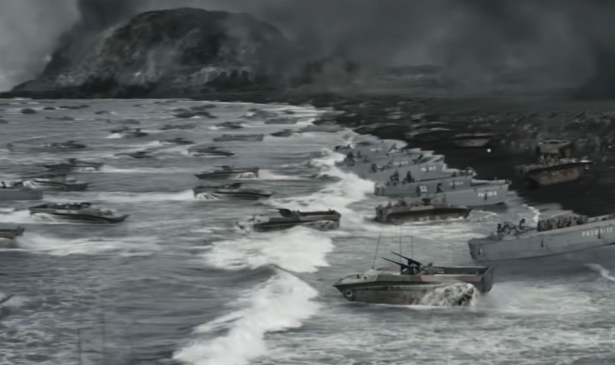 Screenshot from Flags of Our Fathers (2006)