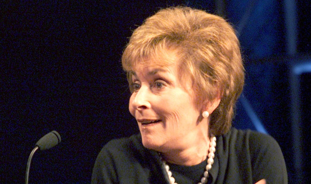 Judge Judy at the 'Women of TV' general session at the NATPE Convention in Las Vegas, NV. 1/24/01.