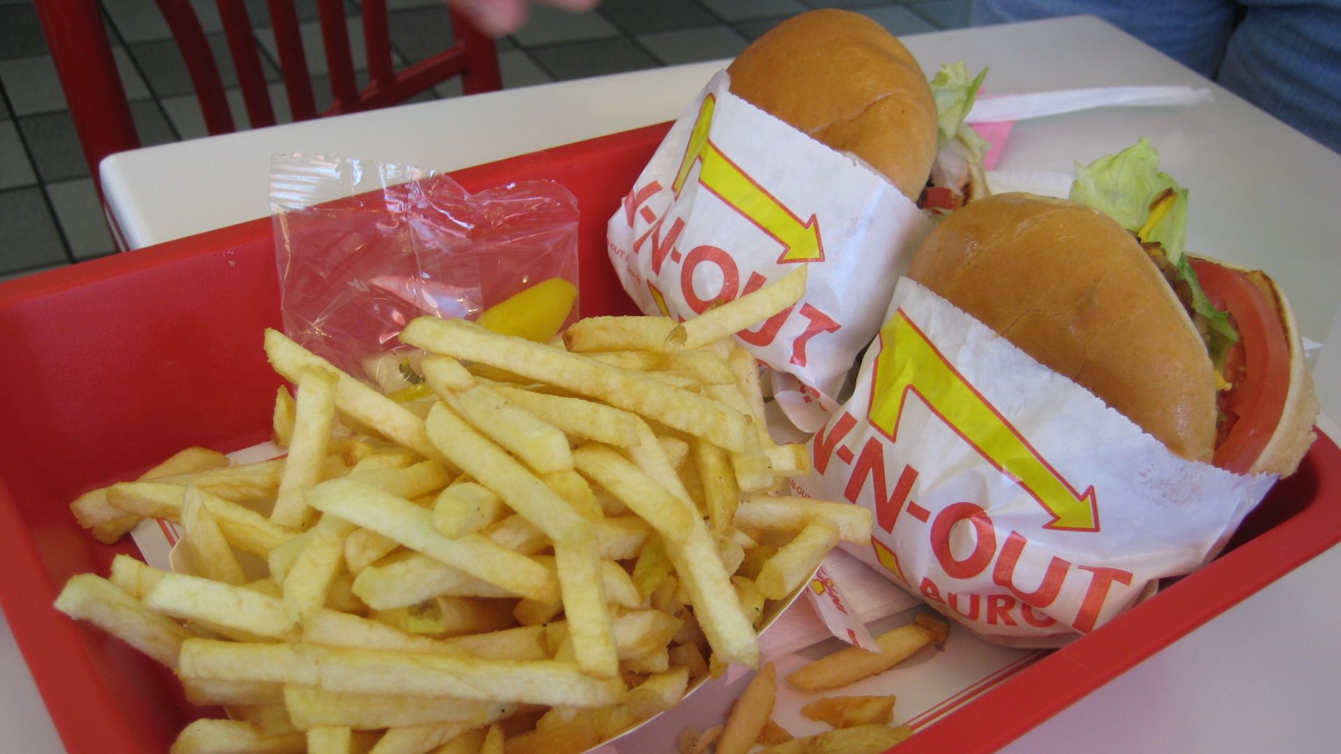 File:In-N-Out Burger hamburgers and fries.jpg