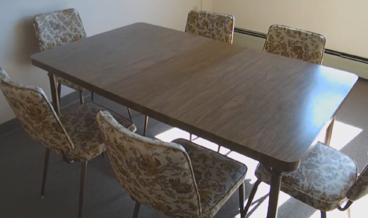 Chrome-And-Formica Table