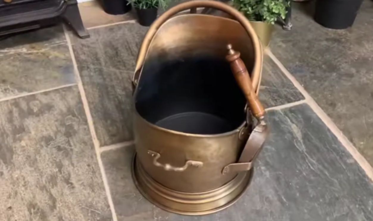 Coal Scuttle And Shovel