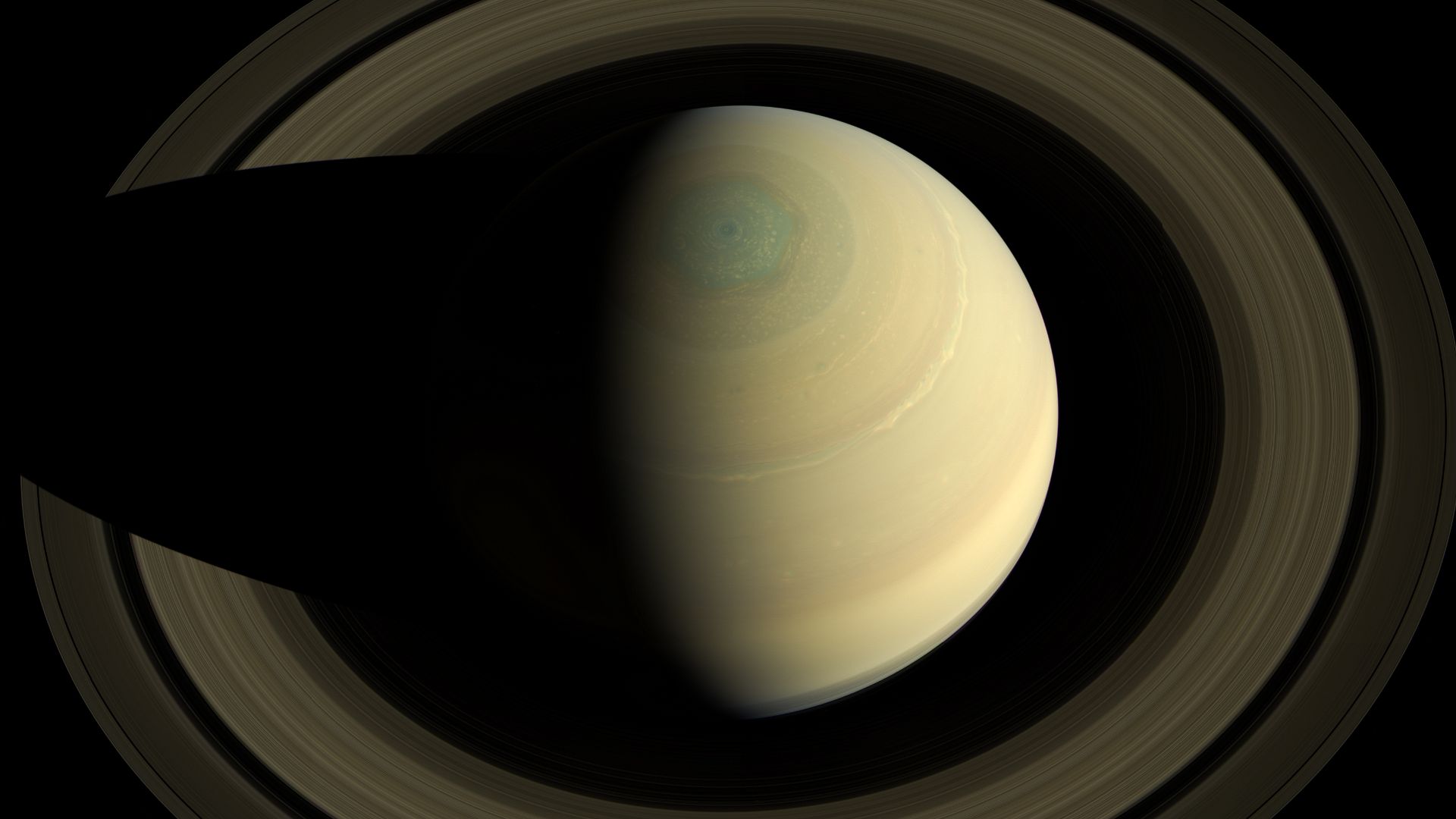 File:Top view of the rings of Saturn by Cassini - October 10, 2013.jpg