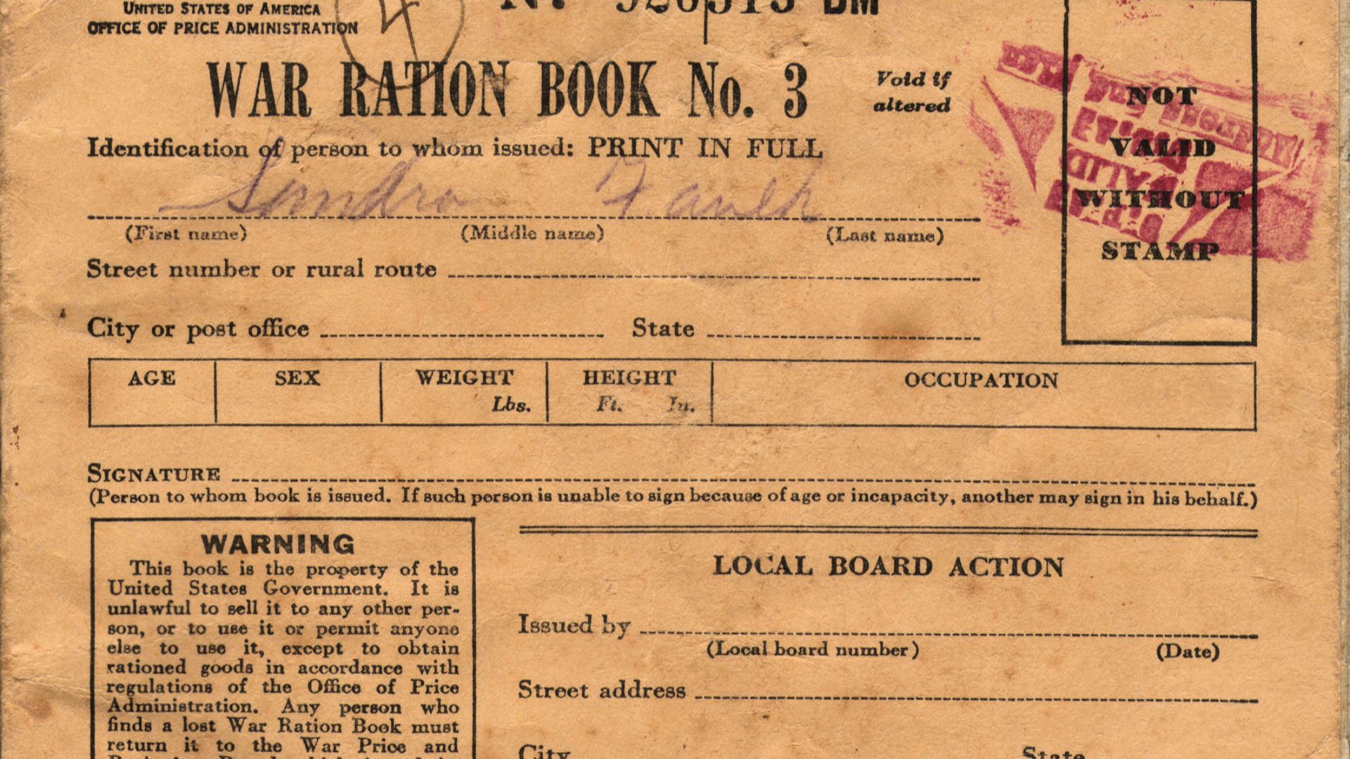 File:WWII USA Ration Book 3 Front.jpg