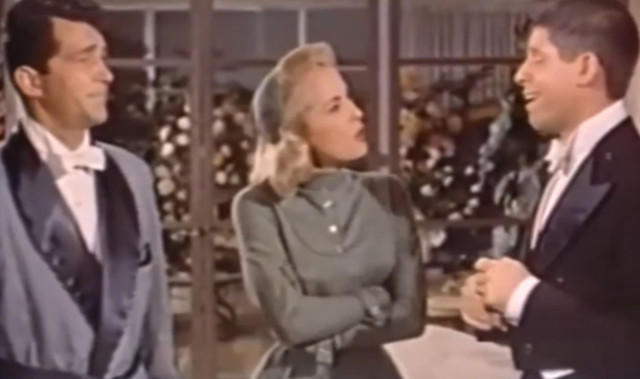 Screenshot from Living It Up (1954)
