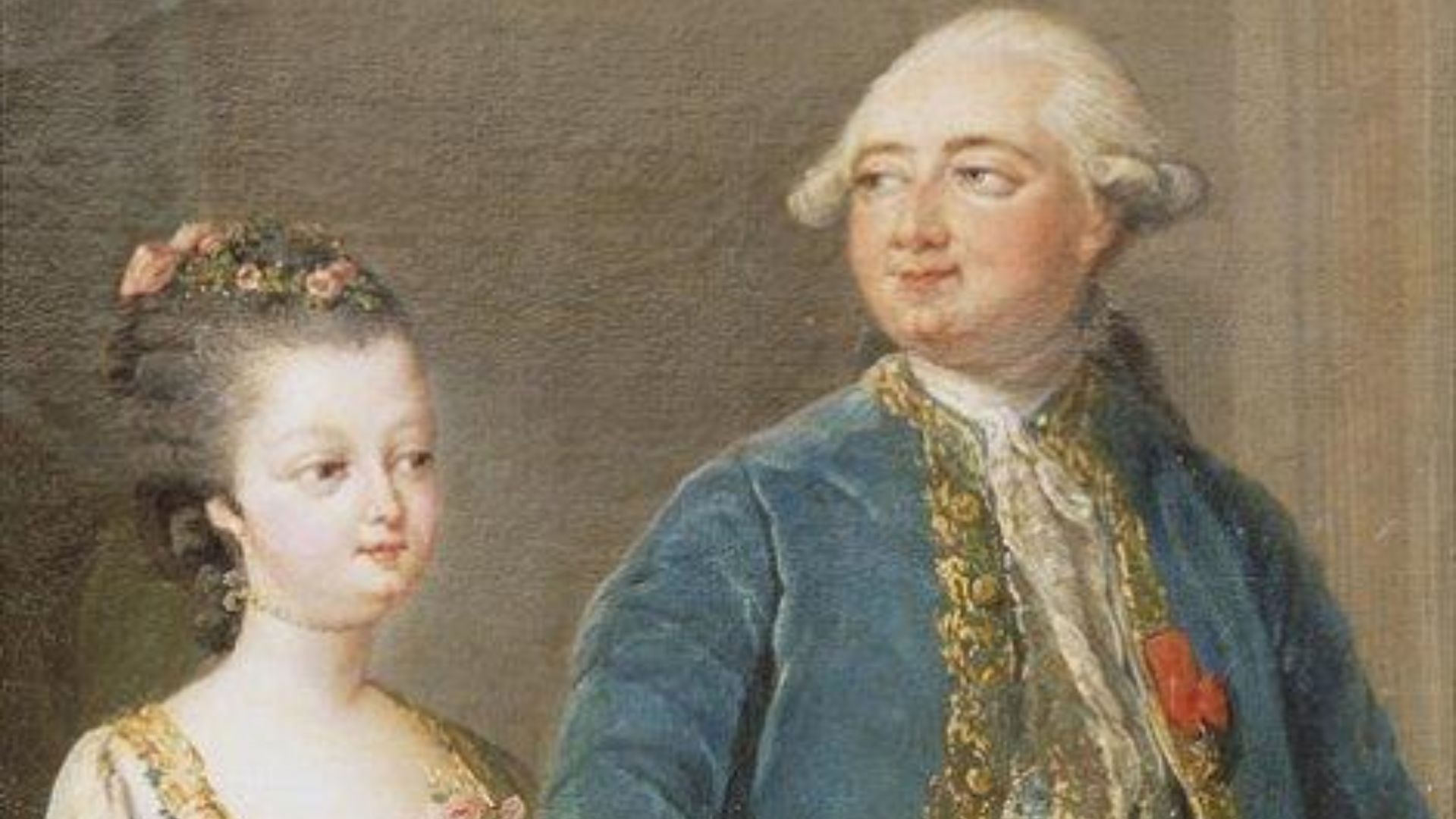File:Louise Marie Adélaïde de Bourbon with her husband Louis Philippe Joseph d'Orléans by an unknown artist.jpg