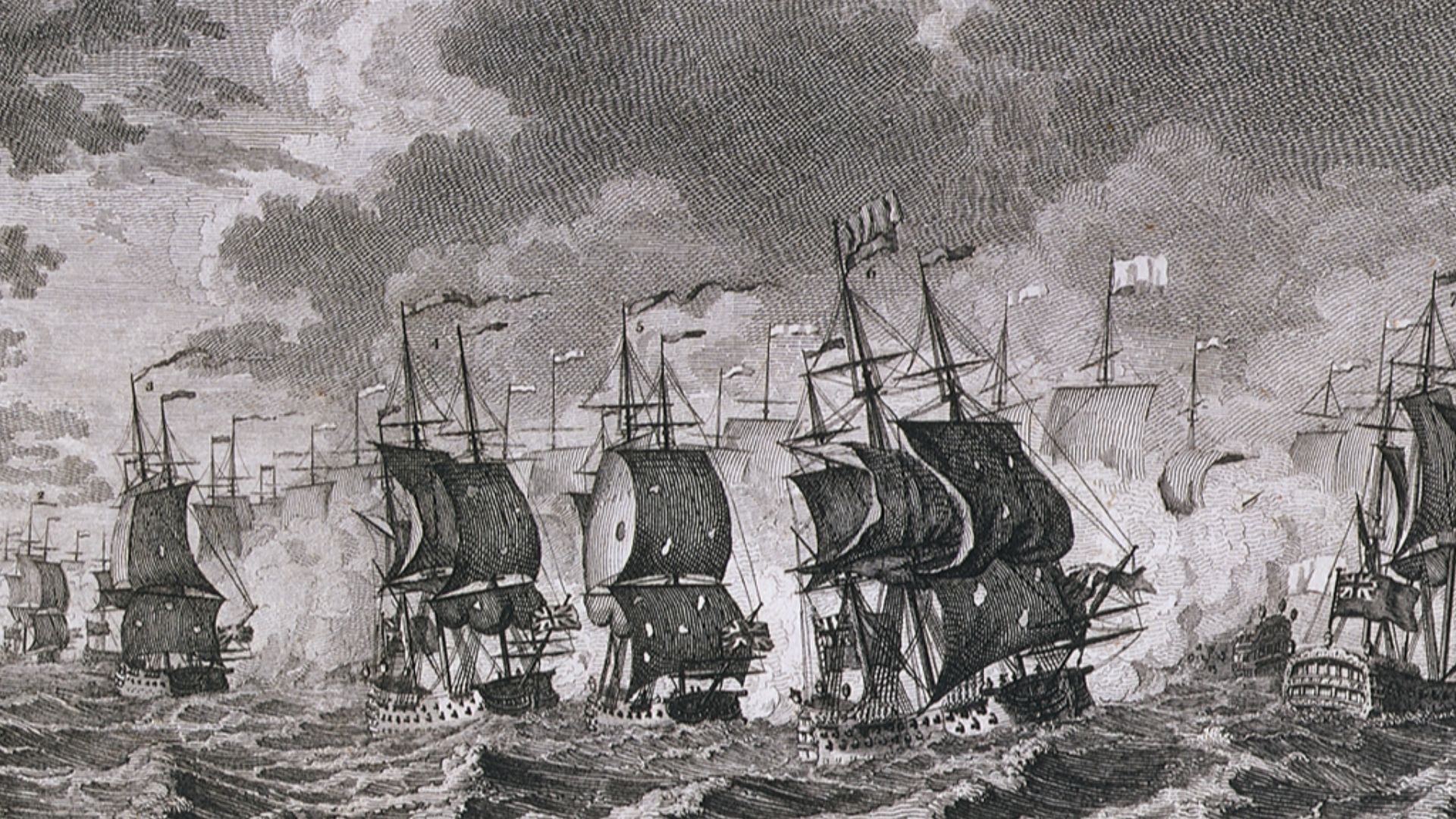 File:Bataille d Ouessant 1778 gravure anglaise.jpg