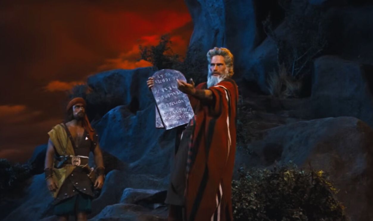 Screenshot from The Ten Commandments (1956)
