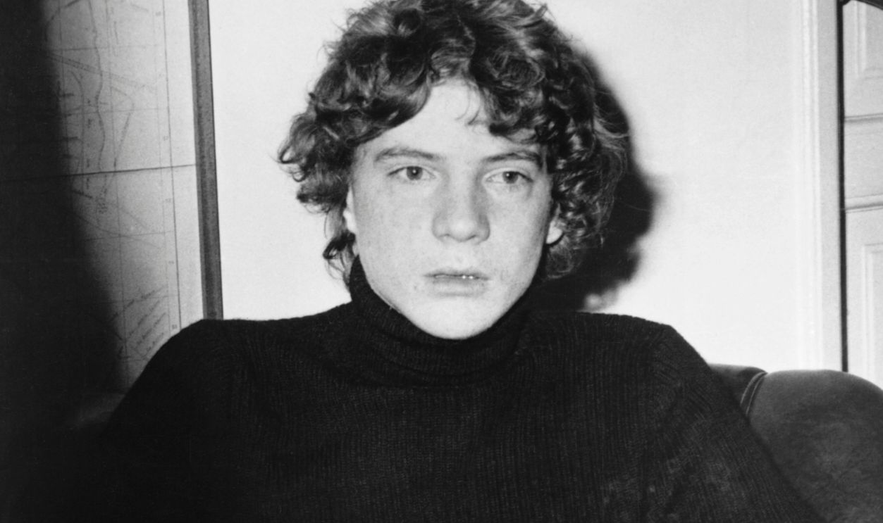 Paul Getty III, grandson of American multi-milionaire Jean Paul Getty I, at Police Headquarters in Rome after his release from a five month kidnap ordeal, 1973.