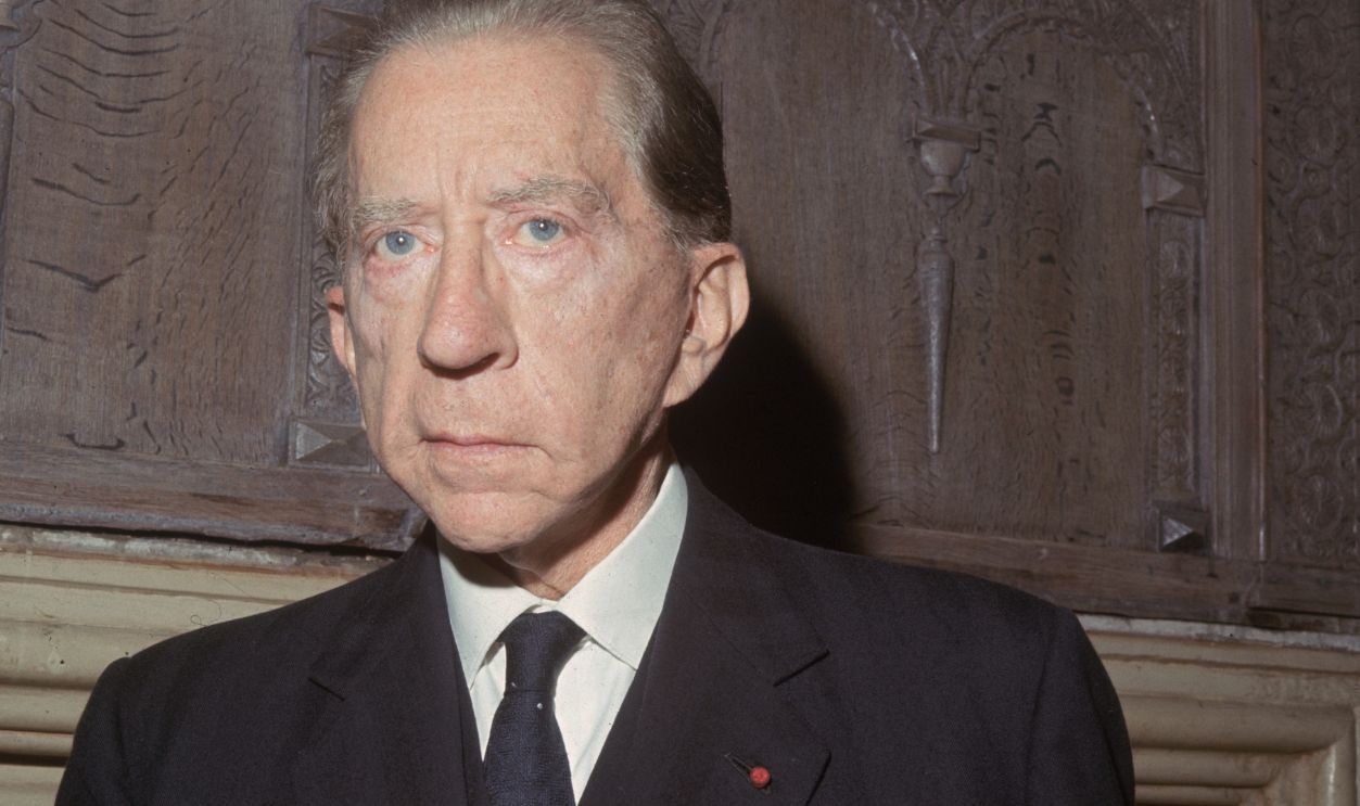 Oil multi-millionaire and art collector, J. Paul Getty (1892 - 1976) with a glass of wine. (