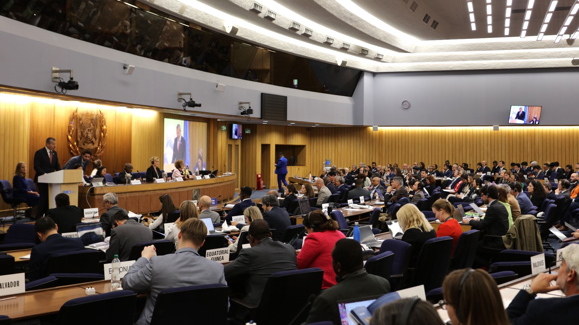 File:35th anniversary of the International Maritime Organization (IMO) International Maritime Law Institute (IMLI) at IMO Headquarters in London, England on 22 April 2024 - 6.jpg