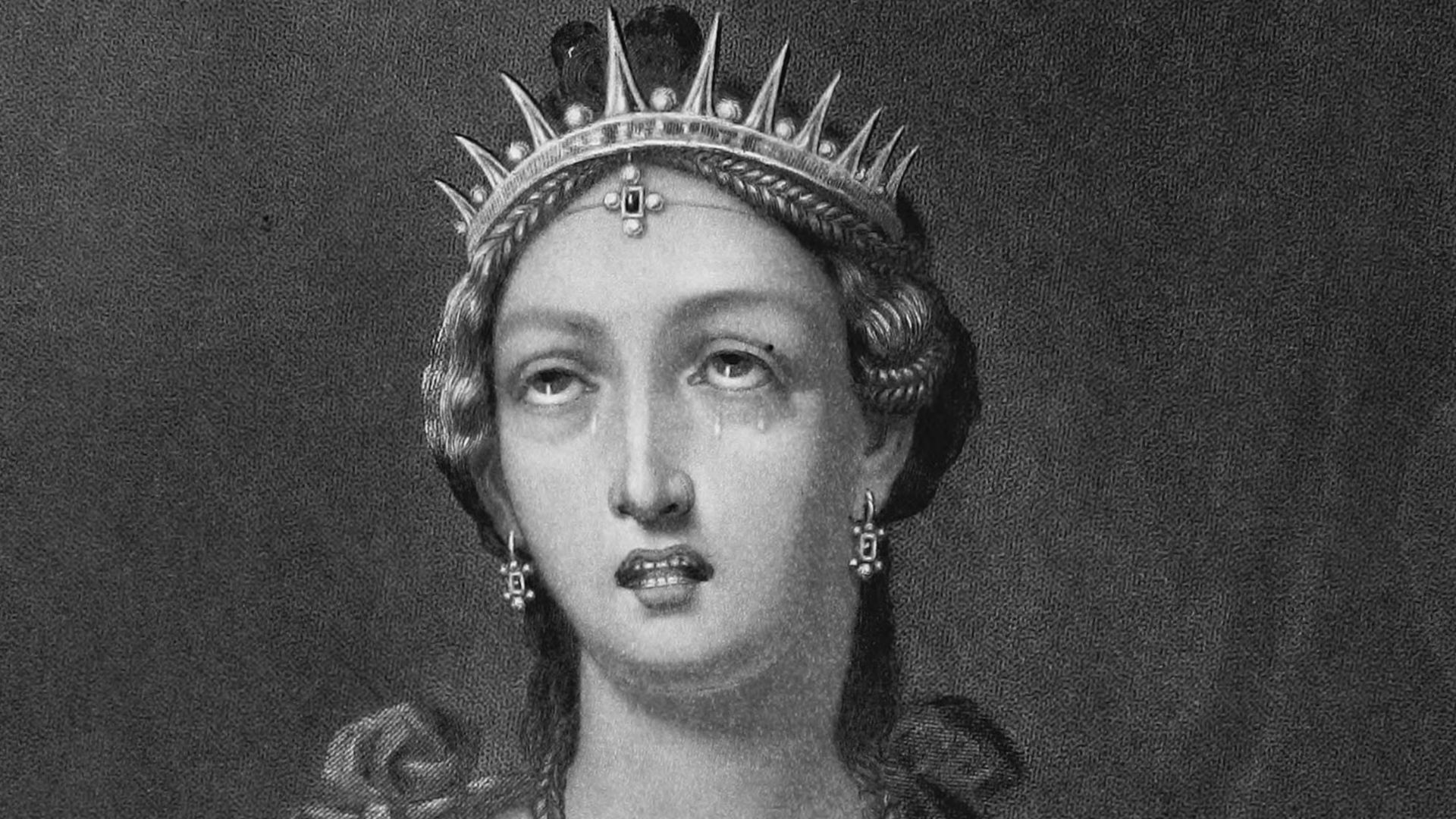 File:Cleopatra VII, steel engraving of the encaustic painting found at Hadrian's Villa in 1818.jpg