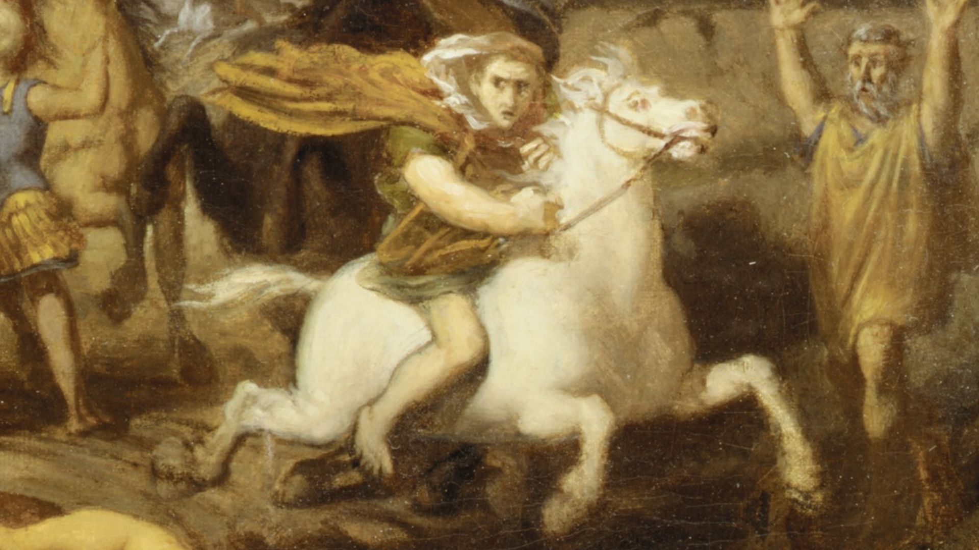 File:Scene from the Gallic Wars- The Gaul Littavicus, Betraying the Roman Cause, Flees to Gergovie to Support Vercingétorix MET EP1437.jpg