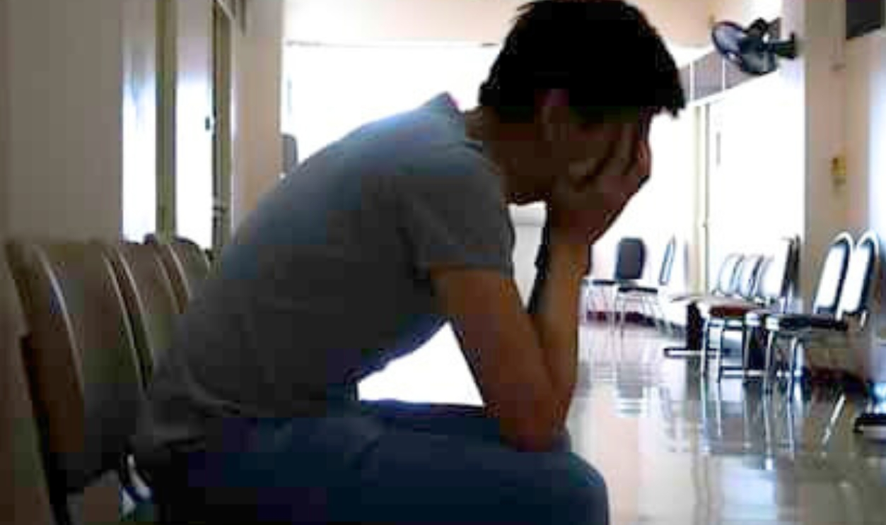 Silhouette Of A Crying Man, Shutterstock, 703241605