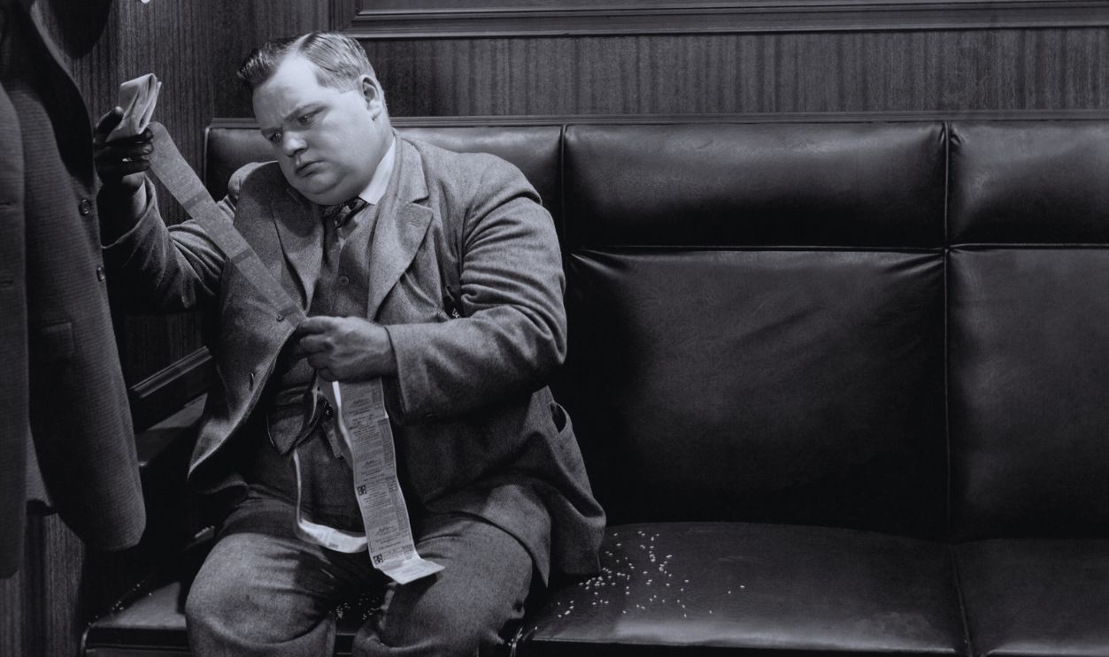 Gettyimages - 2151588574, Roscoe 'Fatty' Arbuckle in 'The Fast Freight' Publicity portrait of actor Roscoe 'Fatty' Arbuckle (1887-1933) (as 'Ras Berry') in the never released to the public film 'The Fast Freight', 1922, United States. 