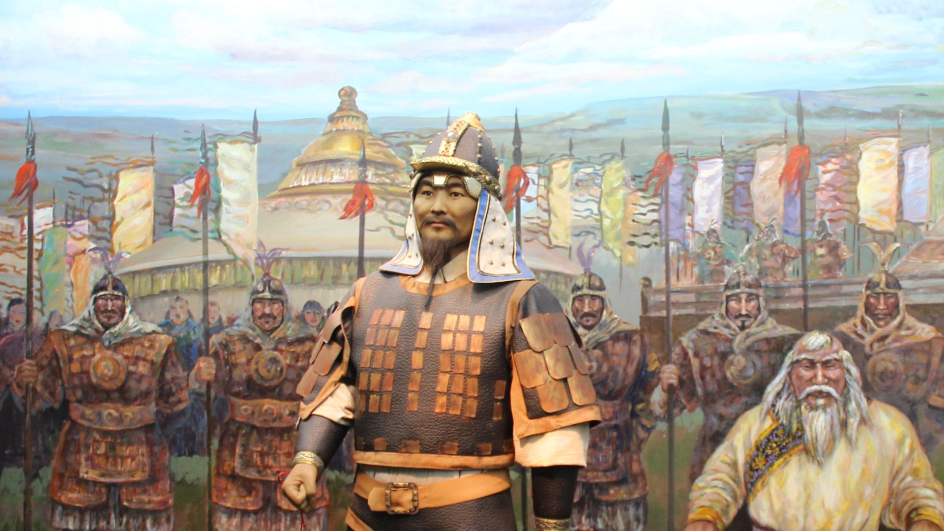 File:Genghis Khan & His Court (19653997140).jpg