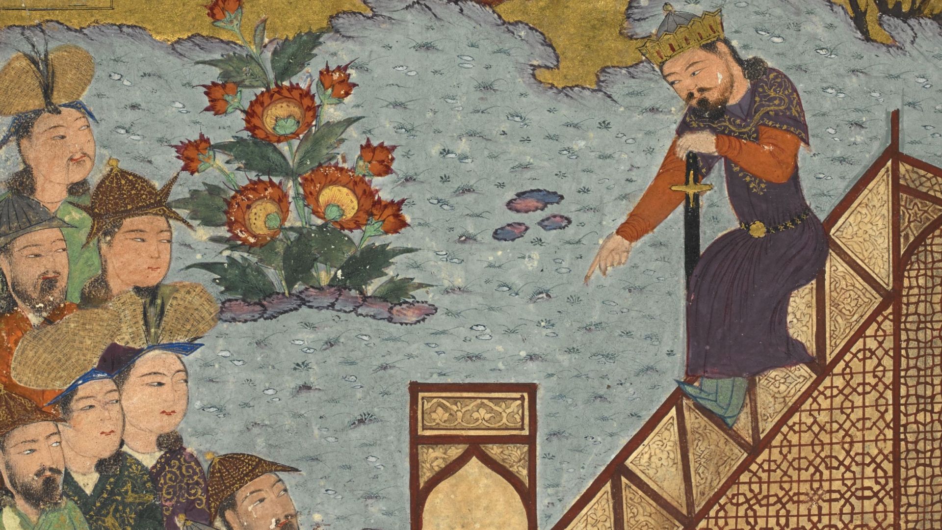 File:Genghis Khan's sermon to the people of Bukhara.jpg