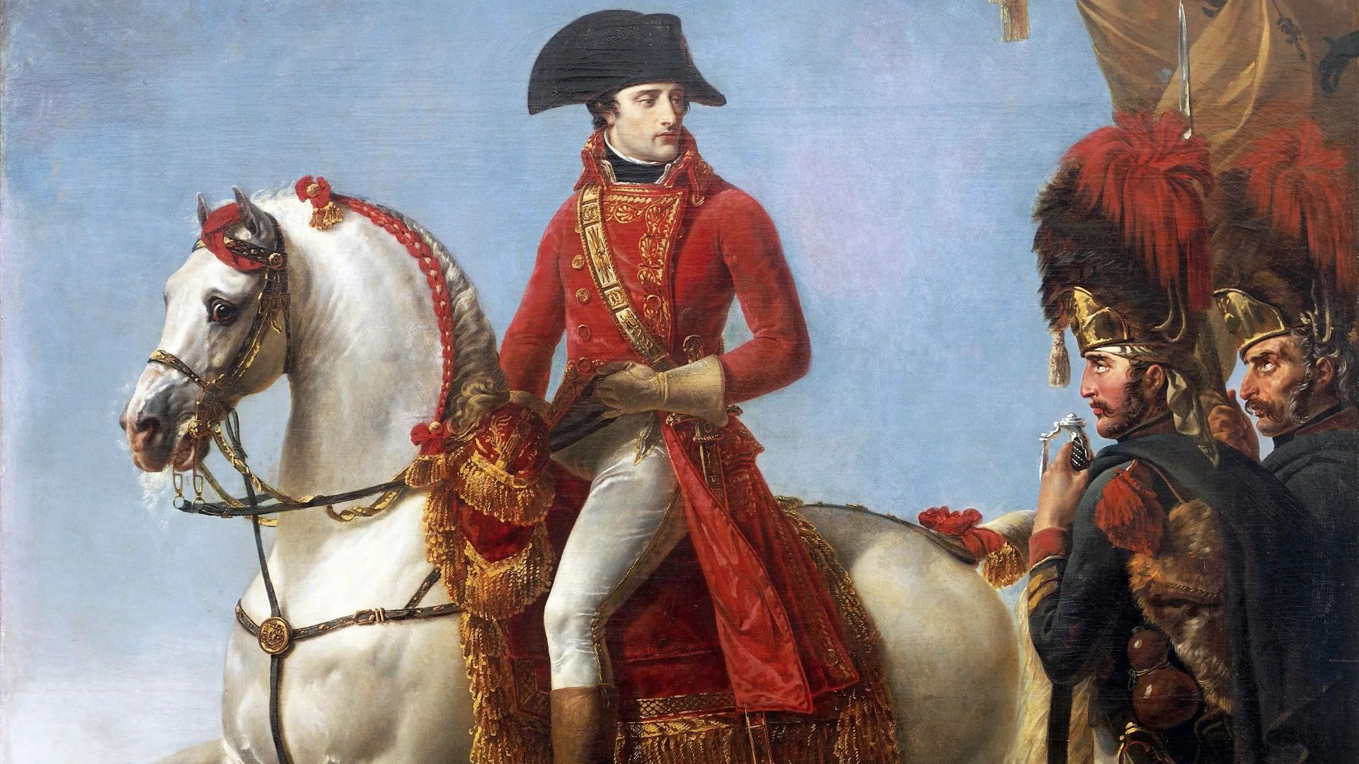 File:Napoleon Bonaparte (1769–1821) First Consul, reviewing his troops and distributing honour sabres to the grenadiers of his Guard after the Battle of Marengo (by Antoine-Jean Gros).jpg