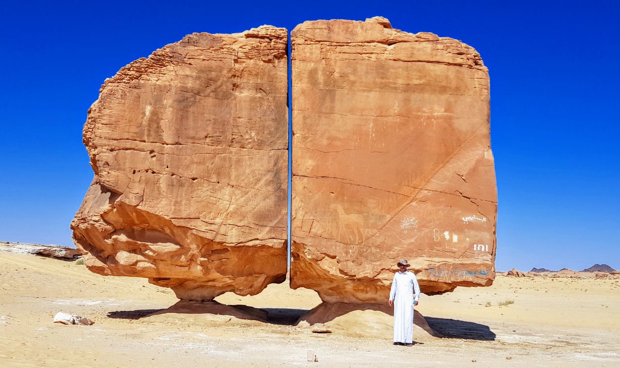 Black Lava Crust Bears Marks Of Human Activity