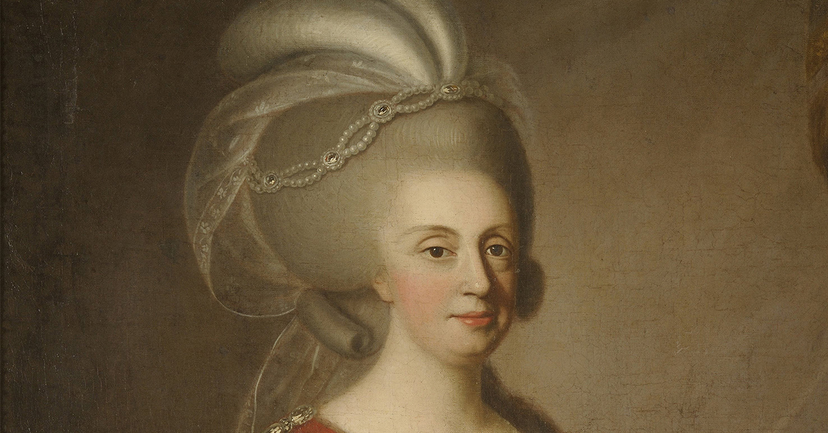 Queen Maria I of Portugal (1734-1816), 1783. Found in the Collection of Palácio Nacional de Queluz.