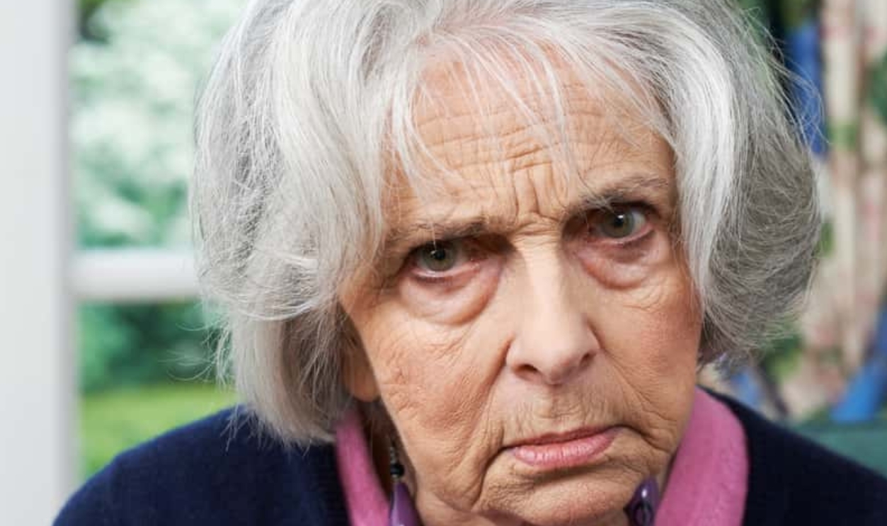 Head And Shoulders Portrait Of Angry Senior Woman, Shutterstock, 443401651