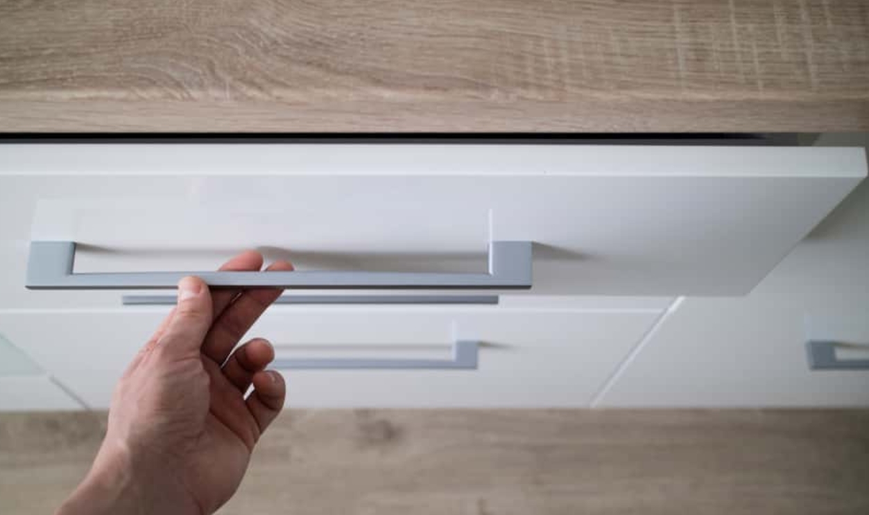 Man Hand Opening White Dishwasher, Shutterstock, 1064450507