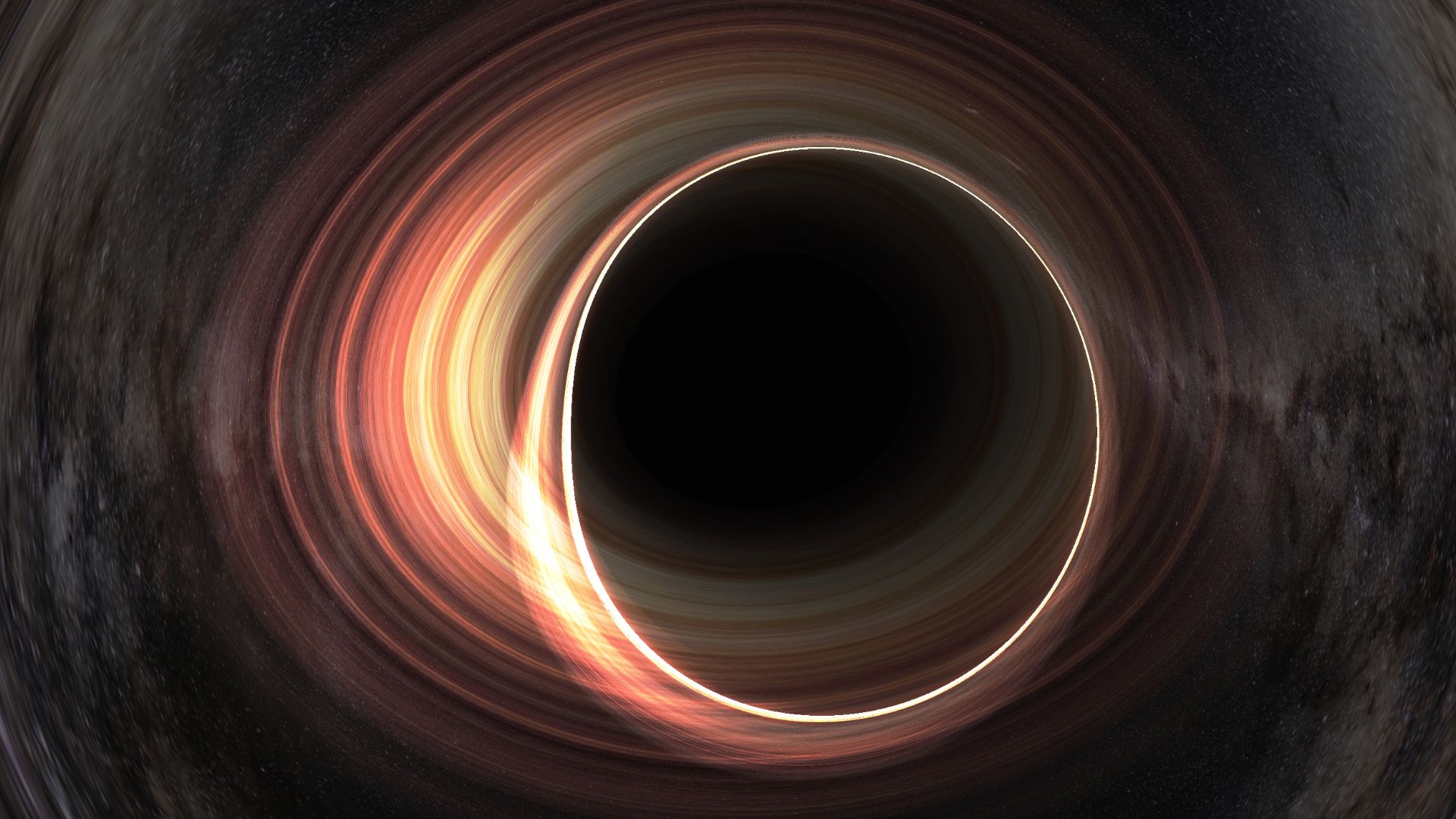 File:Spinning and chargend black hole with accretion disk.jpg