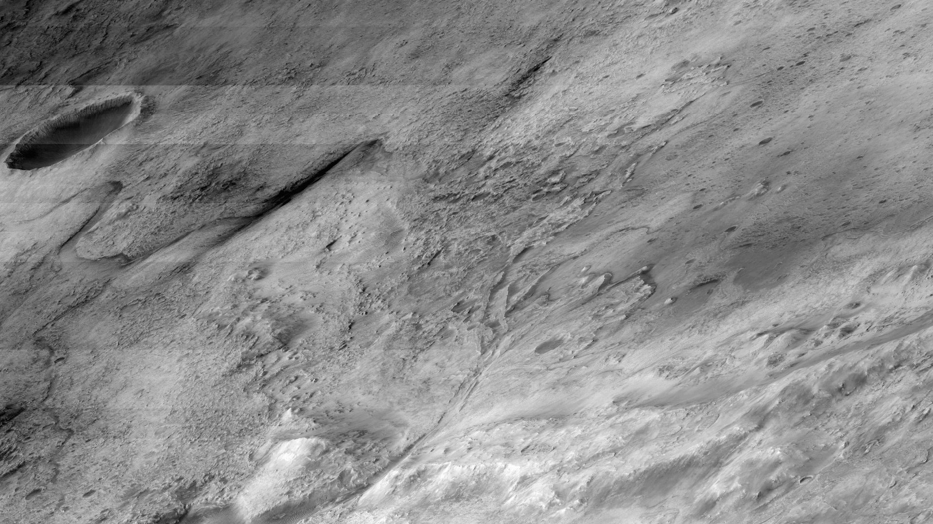 File:Jezero crater at the moment when Perseverance rover was descending towards it.png