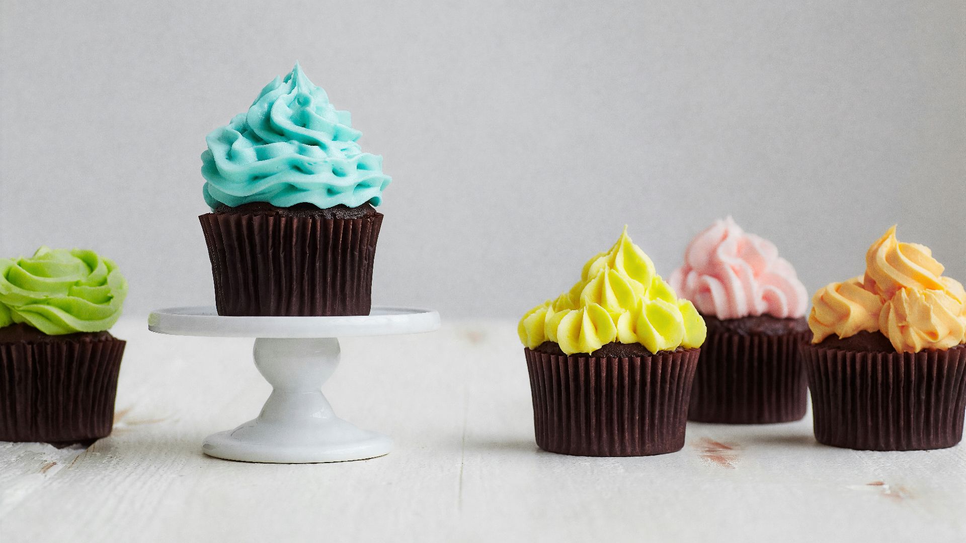 cupcake with pink icing on top