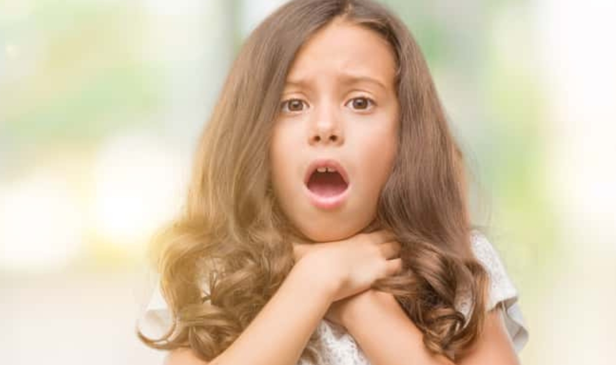 Hispanic Girl Shouting, Shutterstock, 1163385643