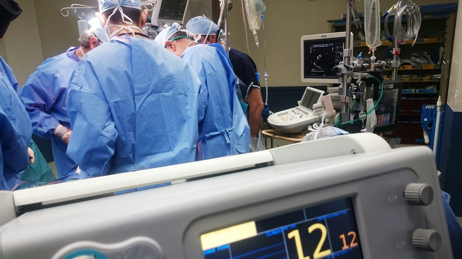 doctors doing surgery inside emergency room