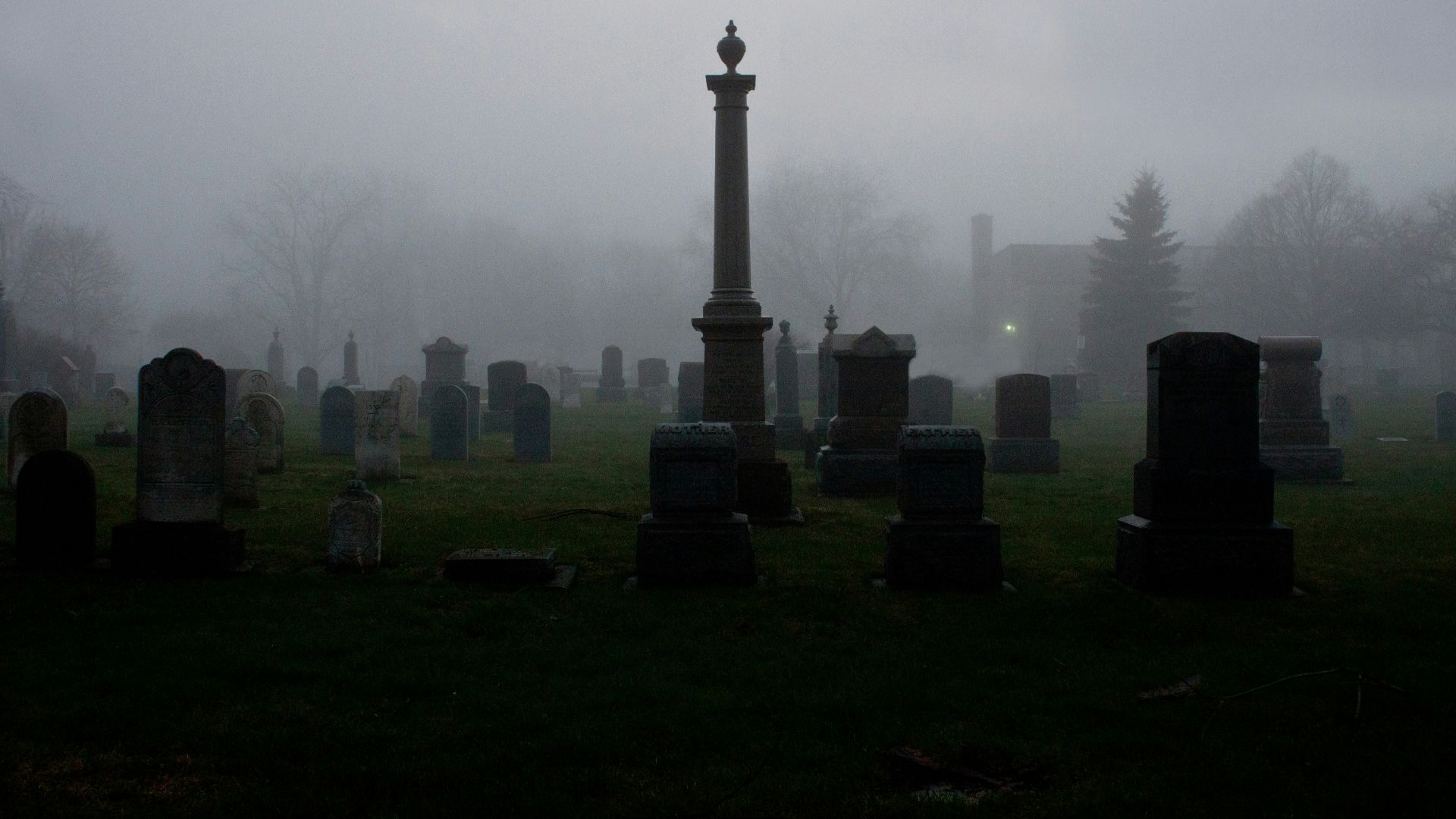 black and gray cement tombs
