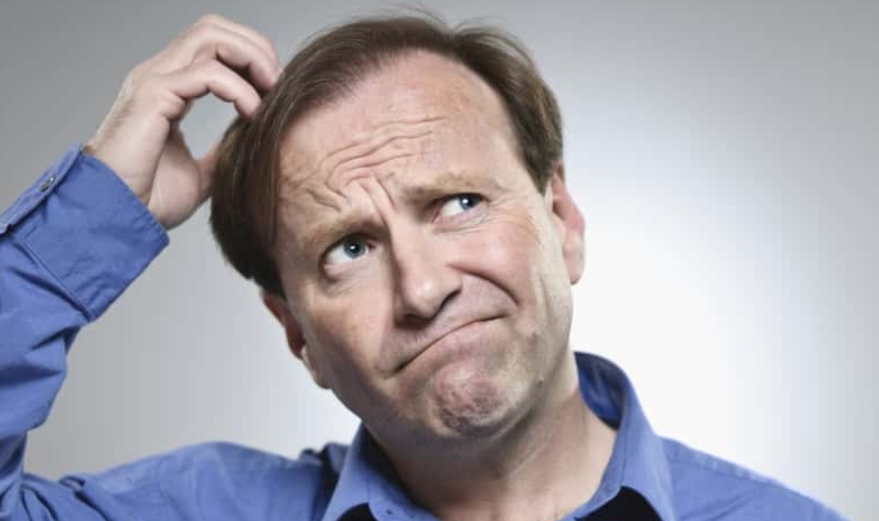 Confused Mid-Adult Man Scratching His Head, Shutterstock, 133739957