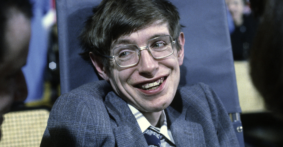 Cosmologist Stephen Hawking