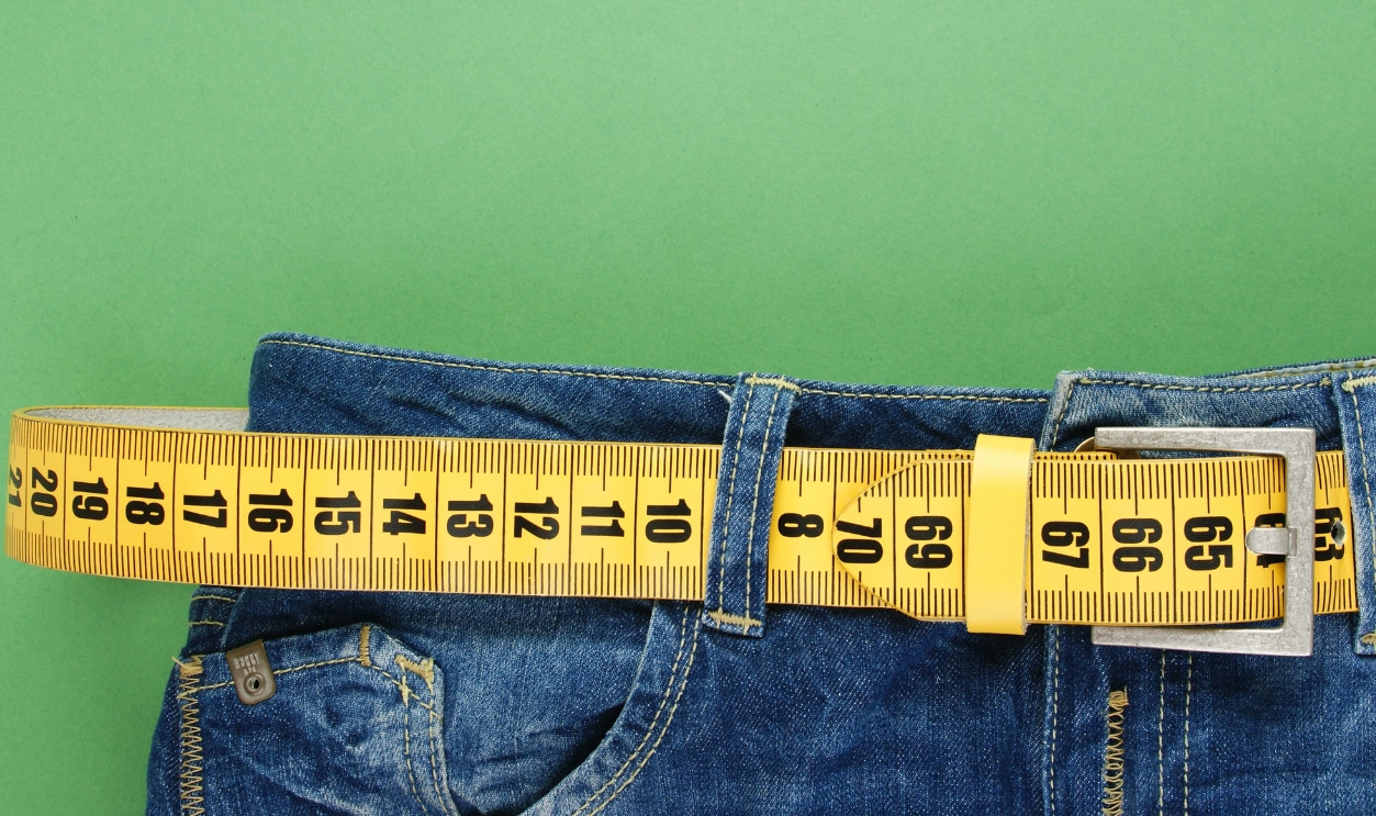 Jeans With Meter Belt Slimming, Shutterstock, 164062430