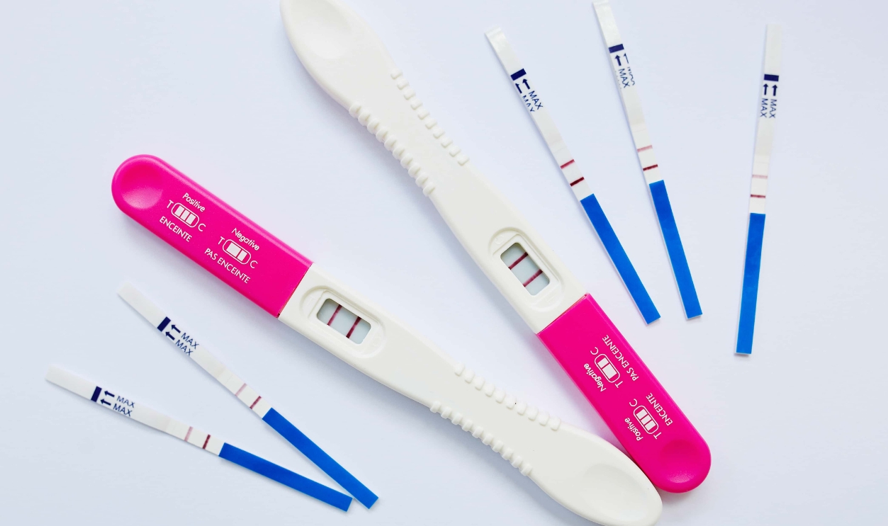 Many Positive Pregnancy Tests. Fertility, Shutterstock, 1043798698