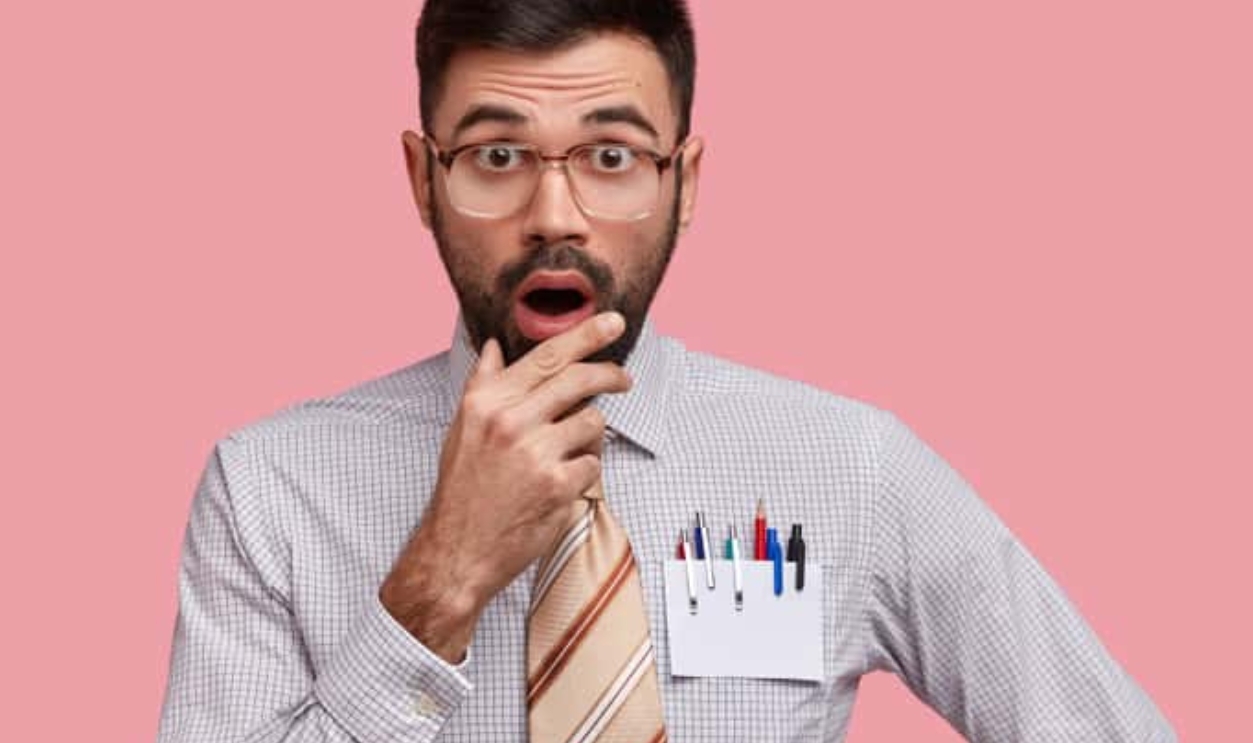 Terrified Caucasian Man, Shutterstock, 1271663083