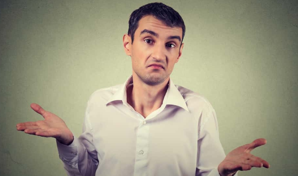 Young Upset Man Shrugging, Shutterstock, 364262324