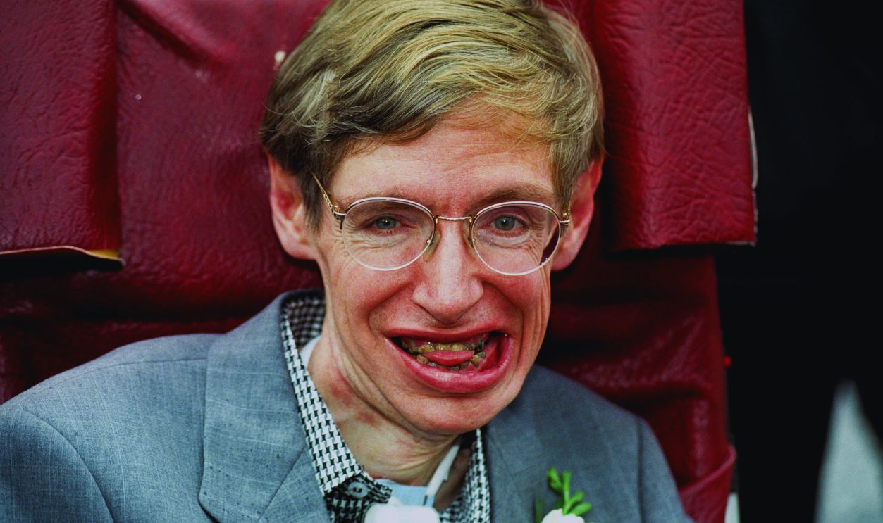 Gettyimages - 829812856, PROFESSOR STEPHEN HAWKING PROFESSOR STEPHEN HAWKING, THE PHYSICIST WHO SUFFERS FROM MOTOR NEURONE DISEASE. 