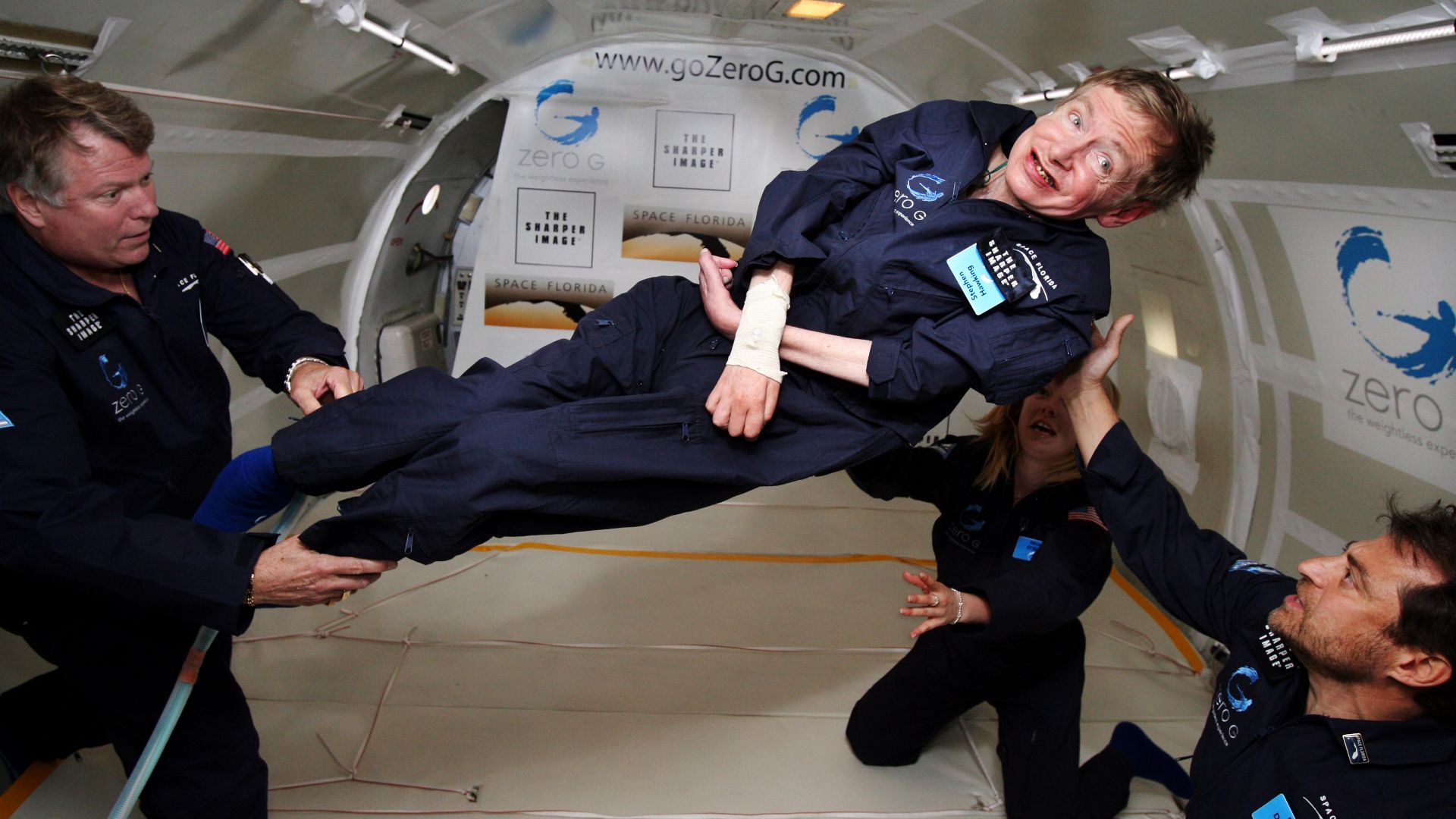 File:Physicist Stephen Hawking in Zero Gravity NASA.jpg