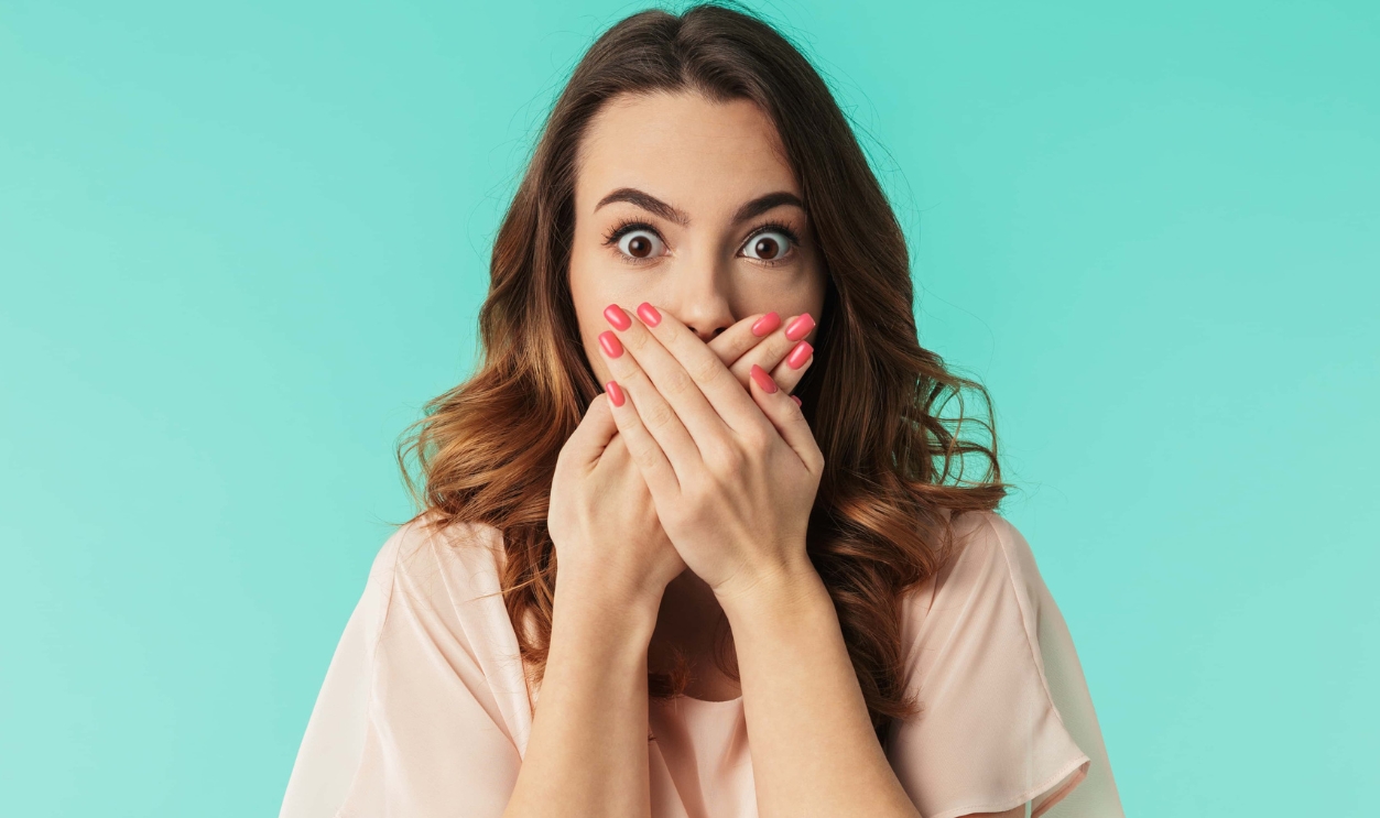 Shocked Young Girl, Shutterstock, 1060527773