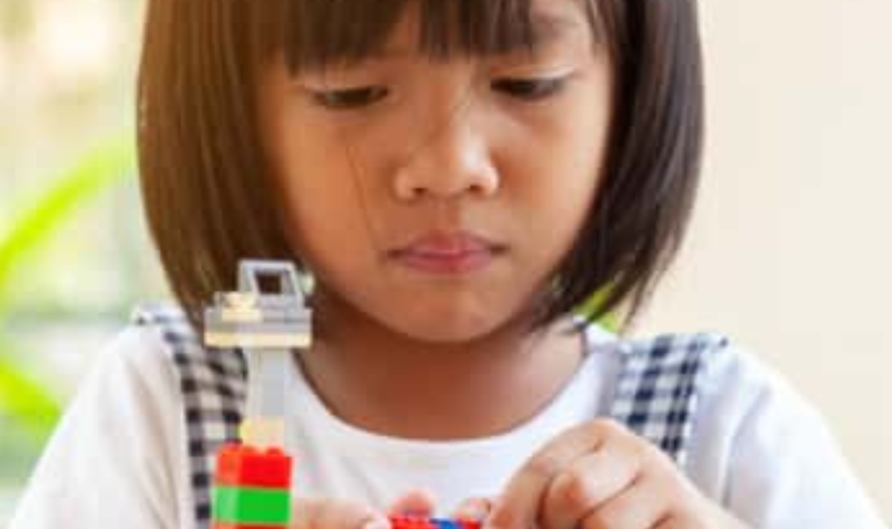 Asian Girl Kid Play Lego, Shutterstock, 1447788596
