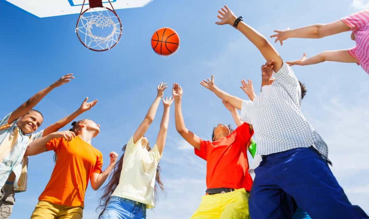 Children Playing Basketball, Shutterstock, 208463827