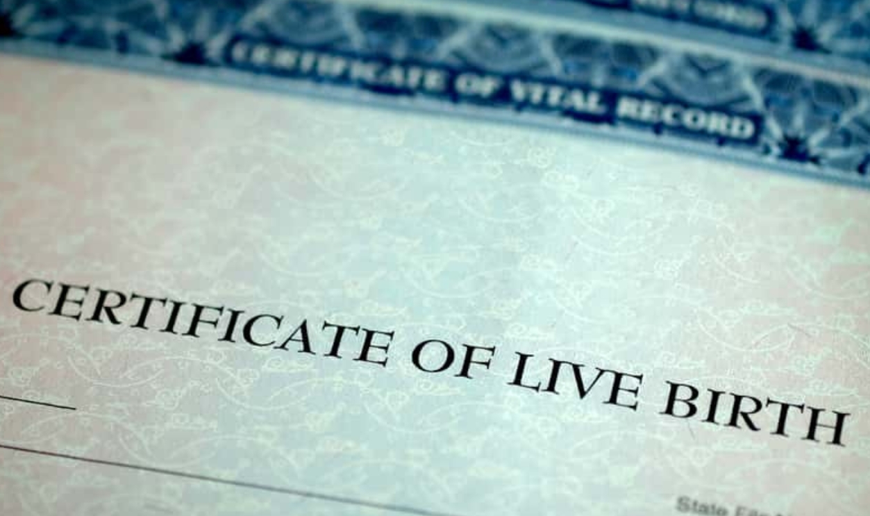Closeup Of Birth Certificate, Shutterstock, 1432753805