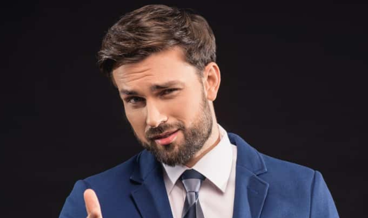 Confident Rich Man Showing His Authority, Shutterstock, 491999782