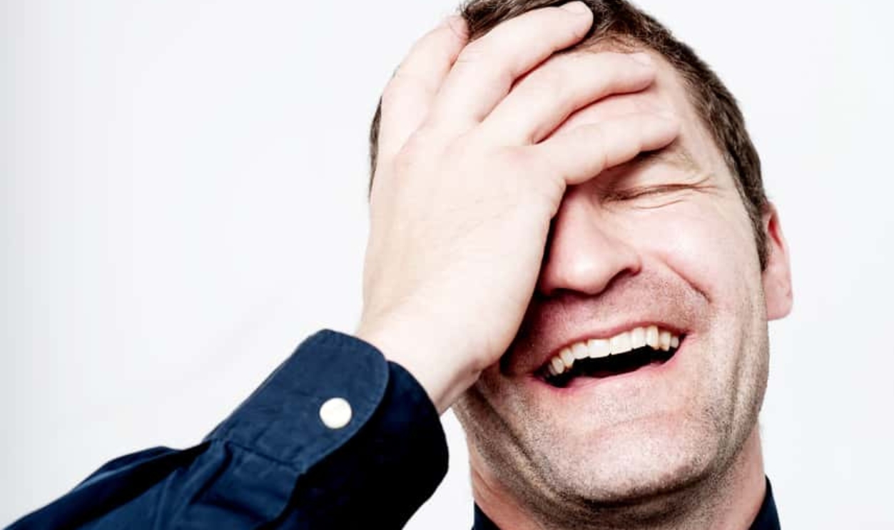 Handsome Man Laughing, Shutterstock, 203636908