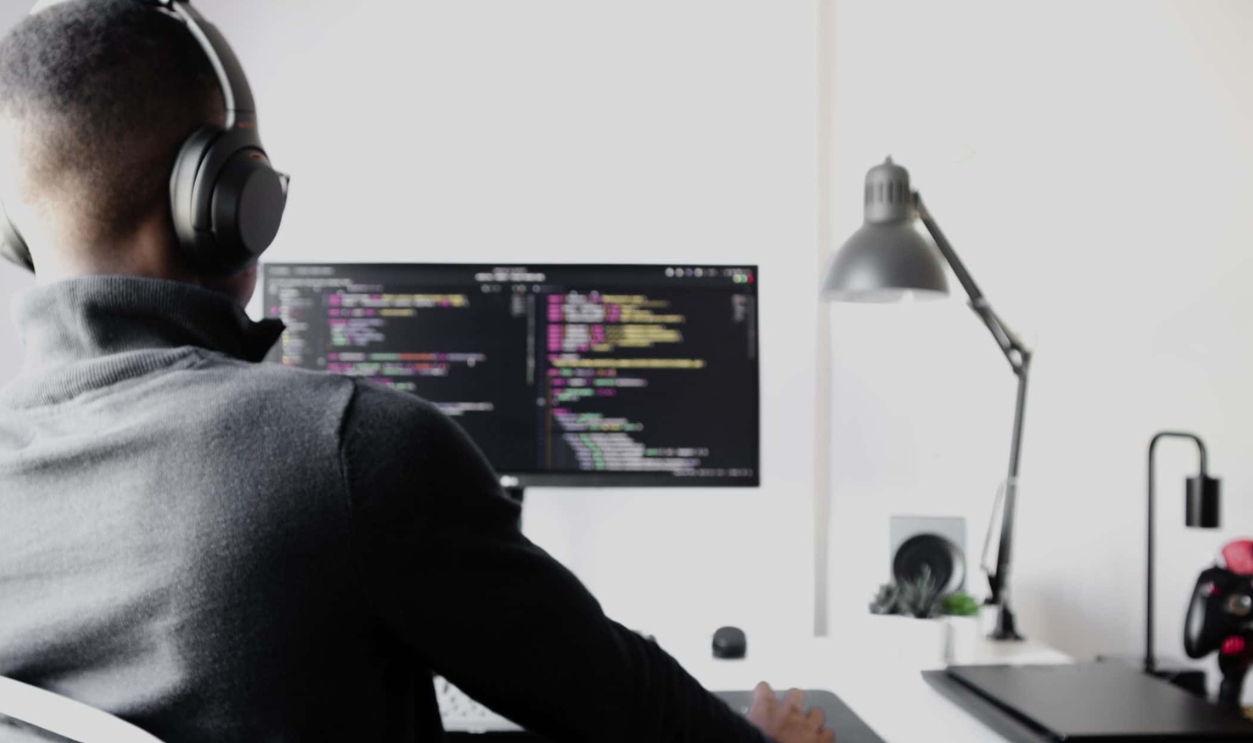 Man In Black Long Sleeve Shirt